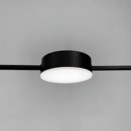 Видовджена чорна люстра LUMINA LUX Line.F MJ 117/5 BK - мініатюра 8