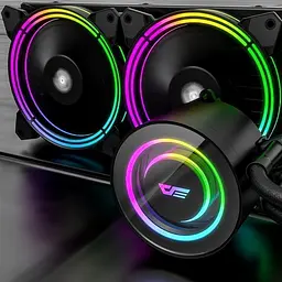 Система водяного охолодження darkFlash TR240 Black [156583] - мініатюра 9