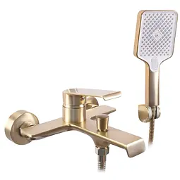 Змішувач для ванни Rea Hass настінний brushed gold REA-B7100