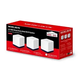 Домашня Mesh Wi-Fi система (3 шт у комплекті), Halo H50G(3-pack) - мініатюра 8