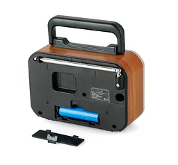 Радіоприймач NNS NS-7115BT — портативний Bluetooth FM/AM акумуляторний - мініатюра 2