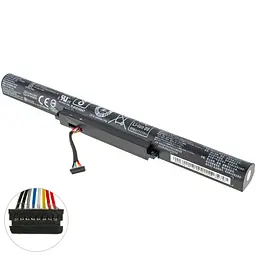 Акумулятор для ноутбука Lenovo L14S4E01 (IdeaPad 500-15ACZ, 500-15ISK, Z51-70) 14.8V 2800 mAh 41Wh Black - мініатюра 2