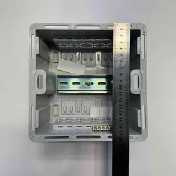 Бокс пластиковий СКІМ на 06 модулів вбудований IP40 білий прозора дверка ( С11902019 ) - мініатюра 10