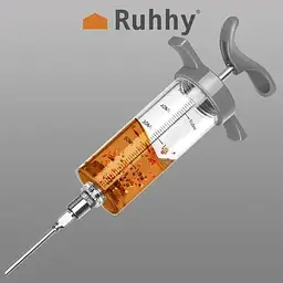 Кулінарний інжектор для маринаду RUHHY 23055, 50 мл, 3 голки - мініатюра 8