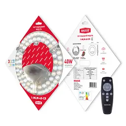 Світлодіодний модуль з пультом дистанційного керування 1-MLM-40-CR MAXUS Led Module 40W 3CCT Circle Remote