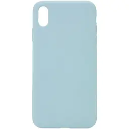 Чохол Silicone Case Full Protective (AA) NO LOGO для Apple iPhone X / XS (5.8) Бірюзовий / Turquoise