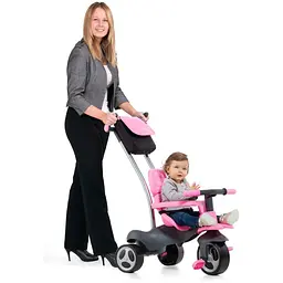 Триколісний велосипед Molto Trike Soft Control рожевий - мініатюра 2