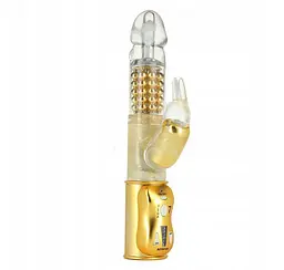Вібратор кролик Dorcel Orgasmic Rabbit 25 см золотий - мініатюра 3