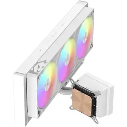 Система водяного охолодження GameMax Glacier 360 LCD White [166120] - мініатюра 5