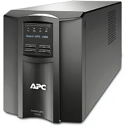 Джерело безперебійного живлення APC Smart-UPS 1500VA LCD, Lin.int., AVR, 8 х IEC, SmartSlot, USB, RJ-45, метал (SMT 1500I) - мініатюра 5