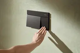 Кнопка змиву для інсталяції Hansgrohe iFrame Element E шліфований чорний хром 66003340 - мініатюра 2