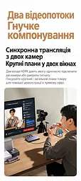 Двоканальна карта захоплення відео та аудіо UGREEN UG505 2 входи HDMI та вихід USB-C запис 4K 60 Гц / 2K 144 Гц / 1080p 240 Гц без наскрізного HDMI-виходу потрібне окреме живлення через USB-C 5 В мікрофонний та лінійний входи 3,5 мм картинка в картинці через програму трансляцій RGB24 без стиснення при 1080p 60 Гц сумісна з OBS без встановлення драйверів алюмінієвий корпус із вентиляцією USB 3.2 Gen 2 10 Гбіт/с сіра з чорним оздобленням (95779) - мініатюра 13