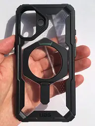 Оригінальний протиударний чохол для iPhone 16 UAG Plasma XTE MagSafe Black 11447611404G з підставкою - мініатюра 8