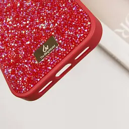 TPU чохол Bling World Rock Diamond для Apple iPhone 14 Pro (6.1) Червоний - мініатюра 6
