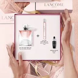 Подарунковий набір Lancome La Vie Est Belle Gift Set: Парфумована вода, 50 мл + Парфумована вода, 10 мл + Омолоджуюча сироватка Genifique, 10 мл (918539) - мініатюра 2