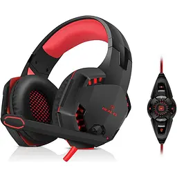 Ігрові навушники REAL-EL GDX-8000 Vibration Surround 7.1 Backlit Black/Red (EL124100017) [112567] - мініатюра 3
