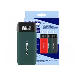 Корпус повербанка LiitoKala Lii-MP2, зарядка акумуляторів, швидка зарядка, LCD дисплей, USB Type C - мініатюра 4