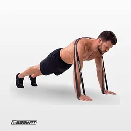 Гумова петля EasyFit 6-31 кг Чорна - мініатюра 7