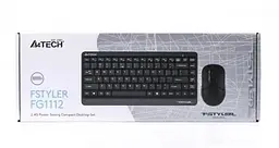 Комплект бездротовий Fstyler FG1112, Black, клавіатура+миша A4Tech teh0020648 - мініатюра 4