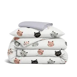 Дитяча постільна білизна фланель в ліжечко PLAYFUL CATS CS5 COSAS (4822052500507)