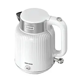 Електрочайник Magio МG-508 1.7 л 1250 Вт Білий (2603689221) - мініатюра 2