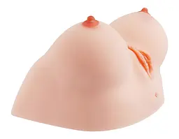 Мастурбатор Kokos Juilana Breast 2WayPlus з функцією масажу та вібрацією - мініатюра 3