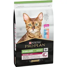 Сухий корм для стерилізованих котів Purina Pro Plan Sterilised з тріскою та фореллю 1.5 кг 12514620 - мініатюра 2