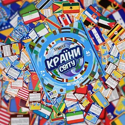 Настільна гра Strateg Країни світу (30952) - мініатюра 6