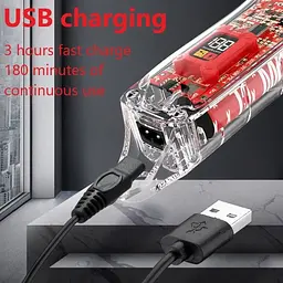 Машинка для стрижки волосся Barber Kemei Km-1761 - мініатюра 6