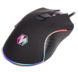 Миша Maxxter McG-7B-I725, Black, USB, оптична (сенсор Instant A725F+D26), 800 - 7200 dpi, 7 кнопок, RGB підсвічування, перемикачі Huano, покриття Soft Touch, 1.8 м - мініатюра 2
