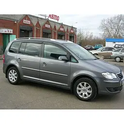 Дефлектори вікон ветровики Volkswagen Touran I 2003-2010 Універсал Скотч 3M Voron Glass - мініатюра 2