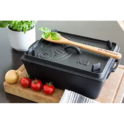 Казан-жарівня чавунна Petromax Loaf Pan with Lid 5.5 л (1017-k8) - мініатюра 2