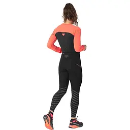 Штани жіночі Dynafit Trail Reflective Tights Woman M Чорний-Сірий - мініатюра 5