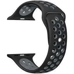Ремінець Sport Nike для Apple Watch 42/44/45/46/49mm Black/Gray [119476] - мініатюра 2
