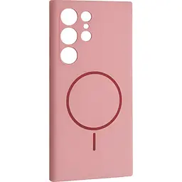 Чохол DK Luxury Silicone Case with MagSafe для Samsung Galaxy S25 Ultra Rose Pink [132173]