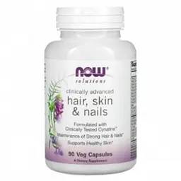 Волосся, шкіра та нігті у капсулах №90 Now Foods Hair Skin & Nails