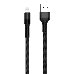 Кабель WUW X157 lightning 3A Black