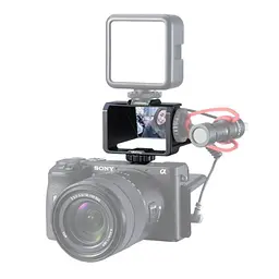 Фліп-екран для селфі Ulanzi Selfies Xiaomirrorless Camera Flip Screen with 3 Cold Shoe Mounts R031 UV-1823 Black - мініатюра 2