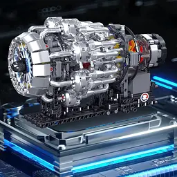 Конструктор Mould King Mking Двигун Turbojet (10216) [160750] - мініатюра 3