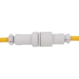Кабель Keychron USB-A/USB-C > USB-C заряджання/синхронізації, 1.36м, Type-C, Coiled Aviator, жовтий - мініатюра 4