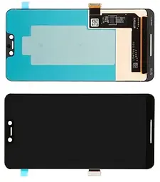 Дисплей для Google Pixel 3 XL, чорний, з рамкою PRC