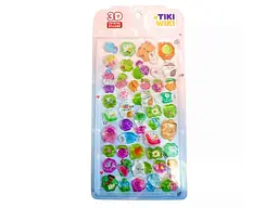 Набір наліпок TIKI WIKI Crystal 3D Котики в саду