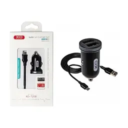 Зарядний пристрій XO 2xUSB 2.1A + cable USB to Micro 5P black (TZ08-M-BK) - мініатюра 4