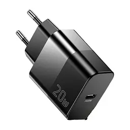Зарядное устройство Essager USB-C PD20W + cable USB-C to USB-C 60W black (E20JSB1-SYTT1-T) - миниатюра 3