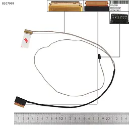 Шлейф матриці для HP 2plus 17-AB 17-W 17-w220tx 17-w119tx series, (eDP 30pin, DD0G3BLC011, DD0G3BLC111)