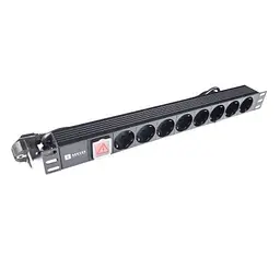 Силовий блок Eserver 19 8 розеток, викл., алюмінієвий корпус PDU 220В, 16А (WT-2261A-GER-8WAY) - мініатюра 3