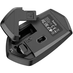 Миша бездротова HOCO DI33 Cool 2.4G wireless mouse 1600dpi чорна - мініатюра 7