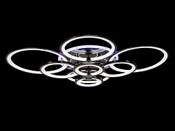 Люстра світлодіодна Linisoln 1811/8 Pearl bk LED 3 COLOR Dimmer - мініатюра 2