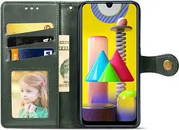 Чохол-книжка GETMAN Gallant Cover Case для Xiaomi Redmi 12C/11A Green [84404] - мініатюра 3