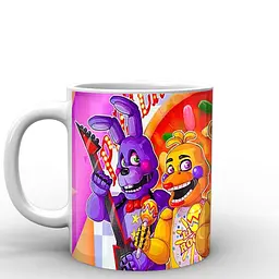 Кухоль GeekLand Five Nights At Freddys П'ять ночей з Фредді постер FN.02.025 330 мл білий - мініатюра 2